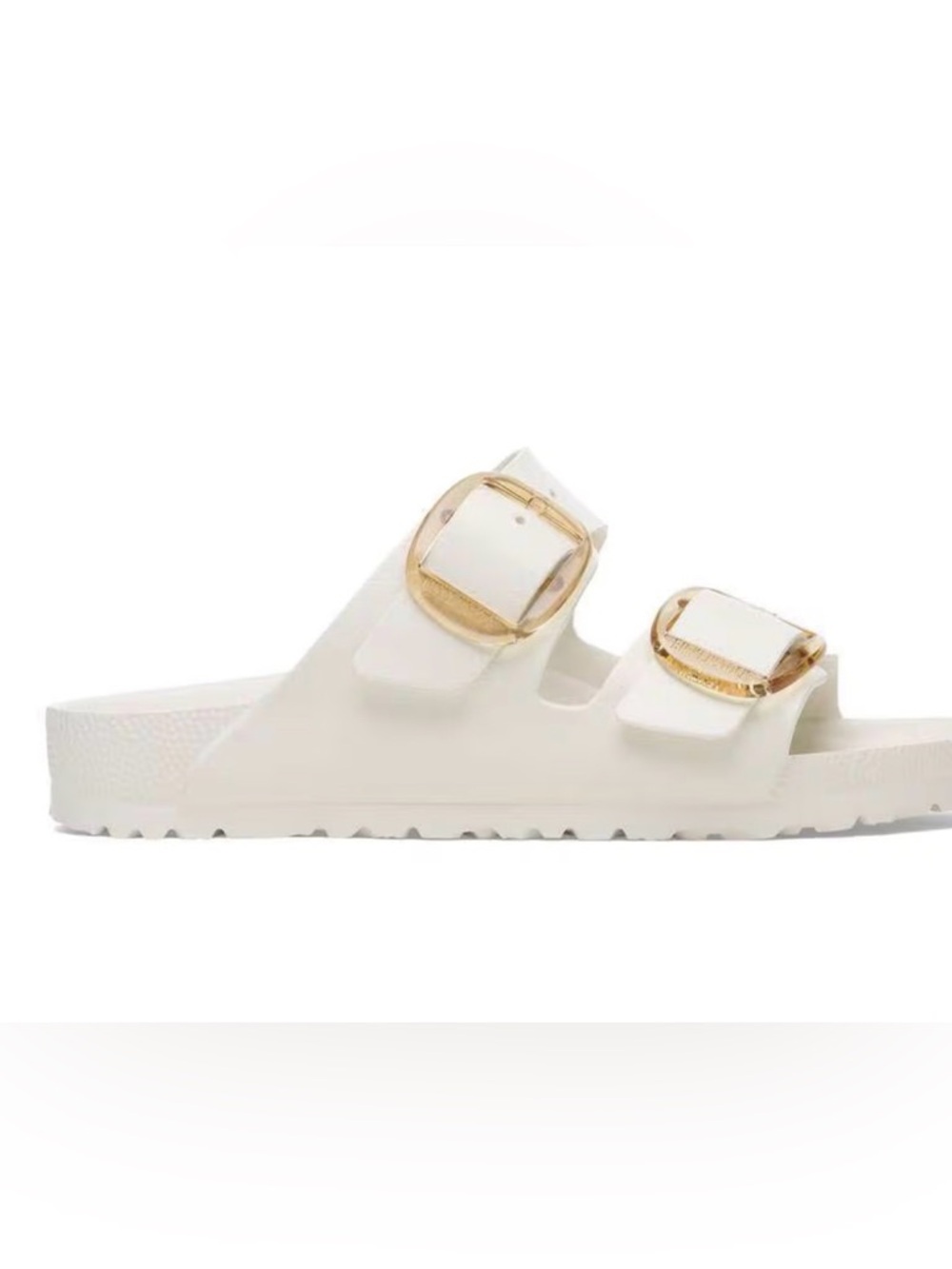 Womens Birkenstock Arizona Big Buckle EVA Slide Sandal - Eggshell NWT SIZE 41 - Picture 4 of 5